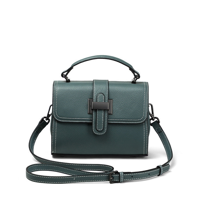 Sac porté travers en cuir véritable