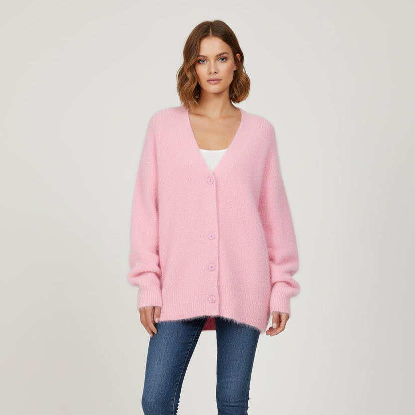 Pull en Maille Boutonné Femme