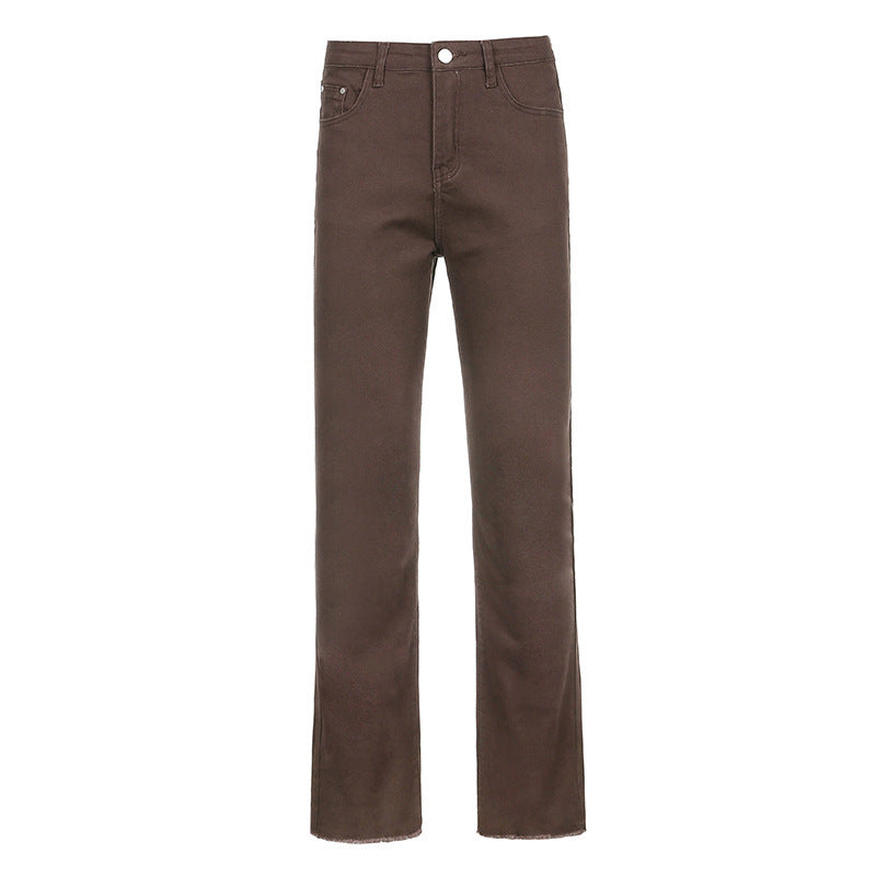 Jean bootcut extensible  taille haute