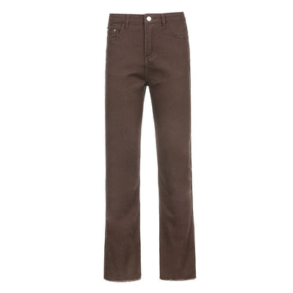 Jean bootcut extensible  taille haute