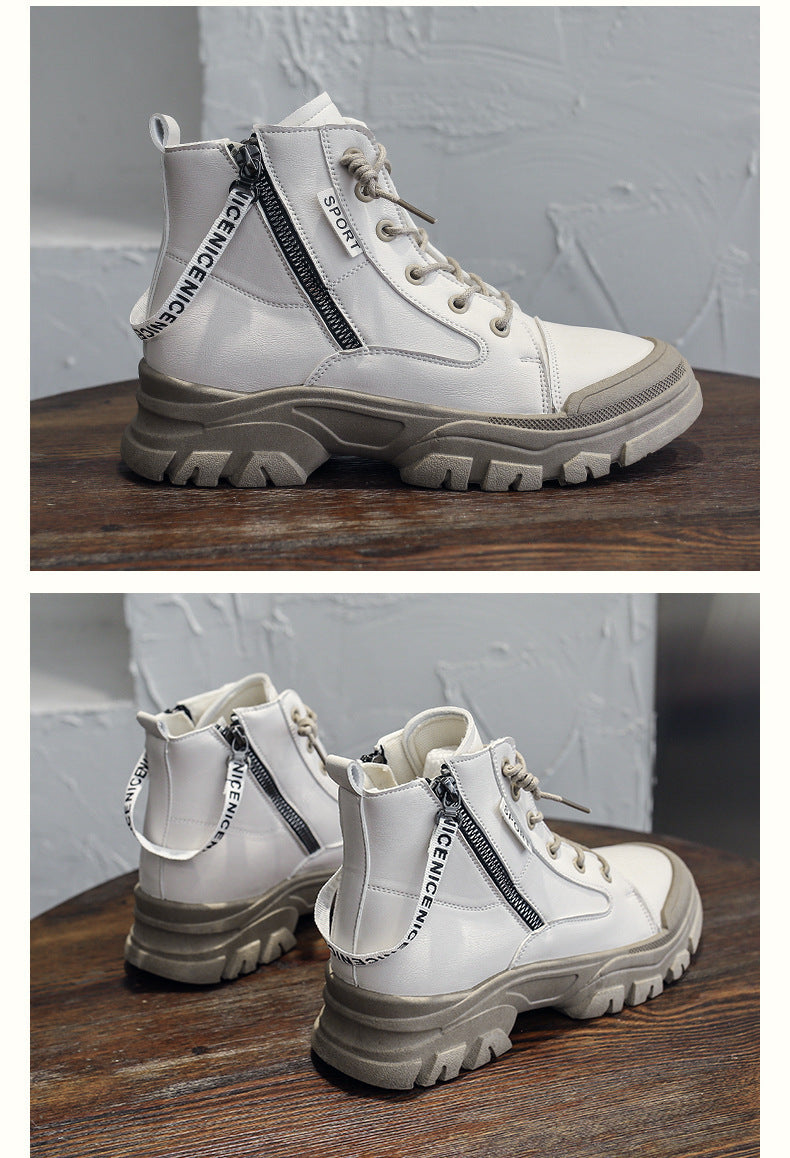 Bottes simples  à plateforme décontractées