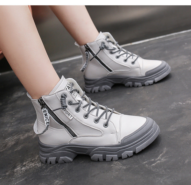 Bottes simples  à plateforme décontractées