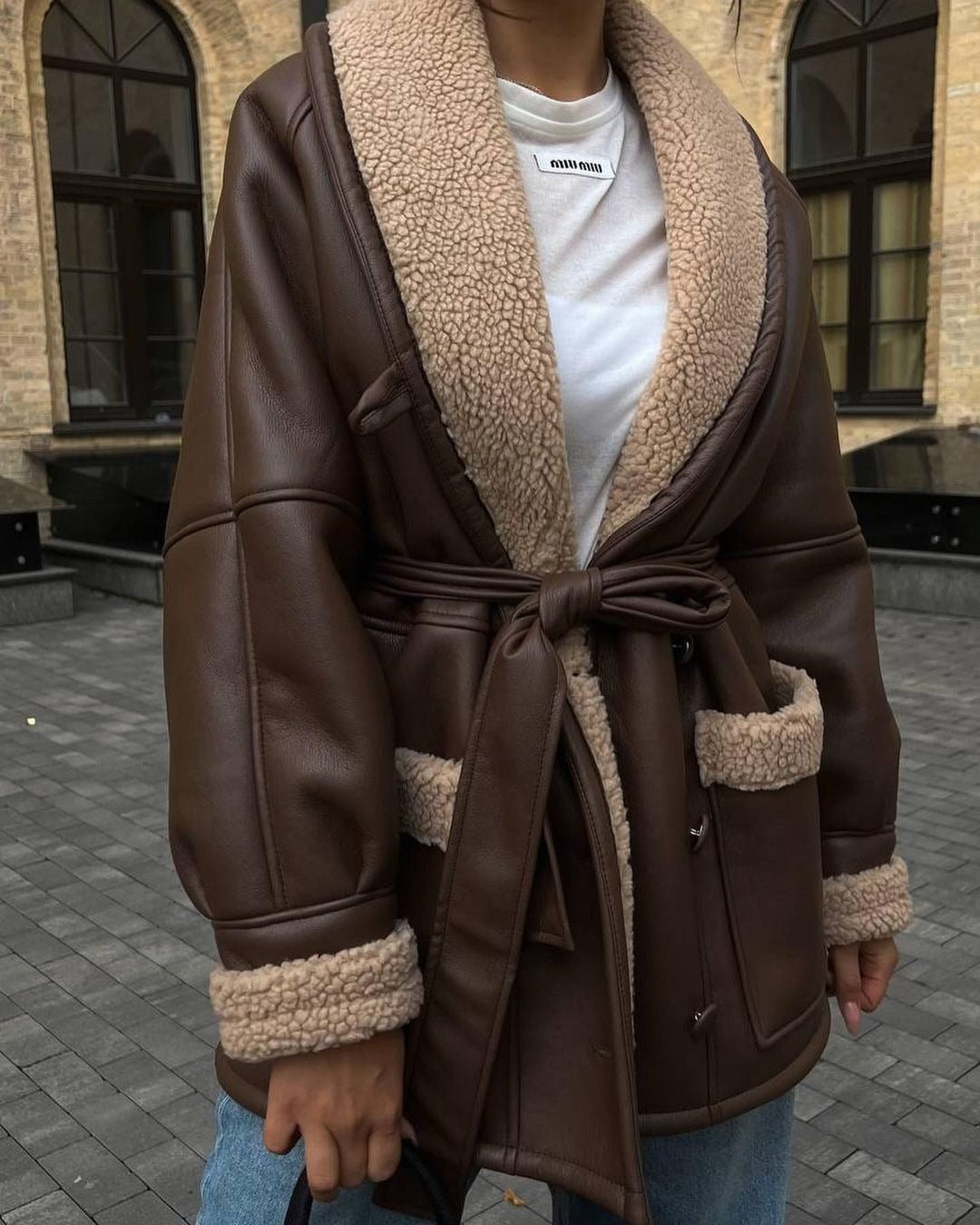 Veste Cuir Femme