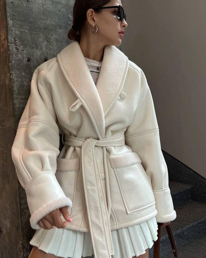 Veste Cuir Femme
