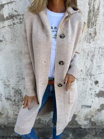 Cardigan mi-long pour femme