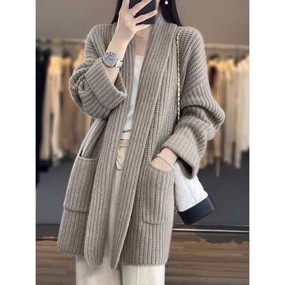Manteau Long Décontracté et Élégant