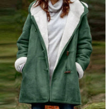 Manteau coupe-vent mi-long pour femme