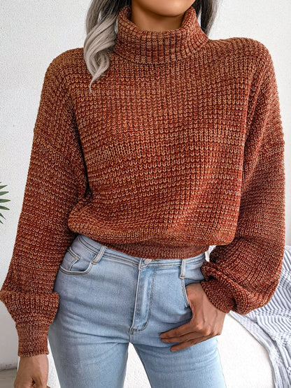 Pull Col Roulé Femme