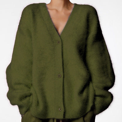 Cardigan Effet Visón Femme
