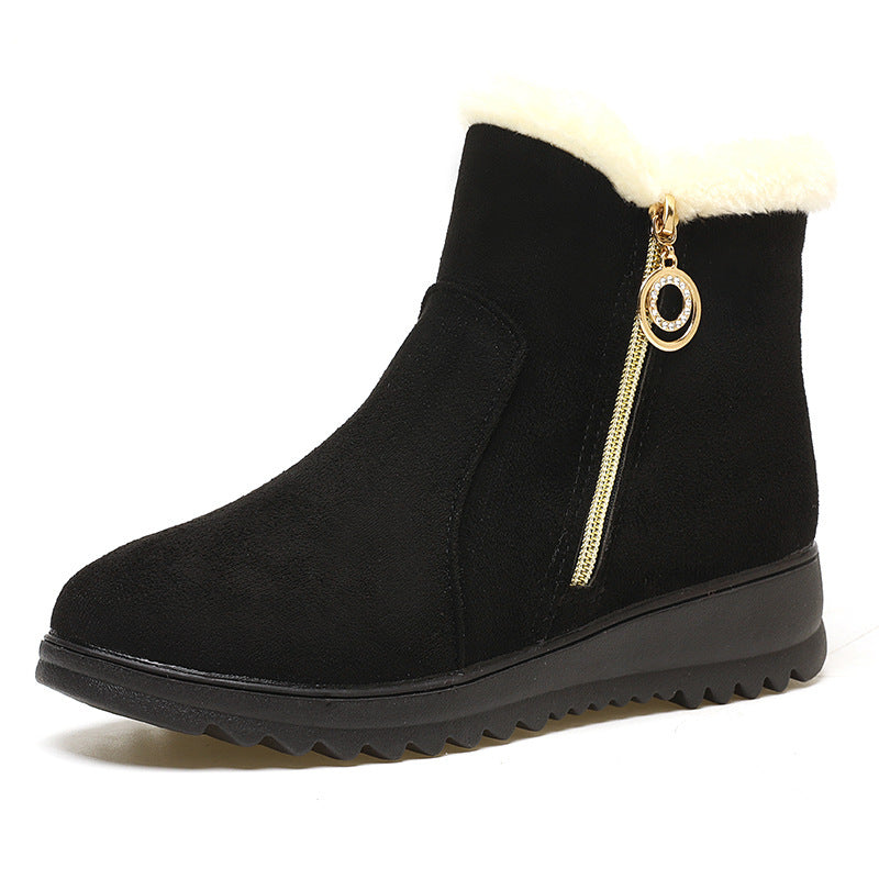 Bottes d’Hiver Fourrées Antidérapantes