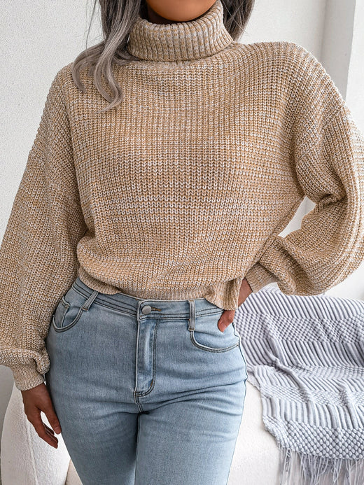 Pull Col Roulé Femme