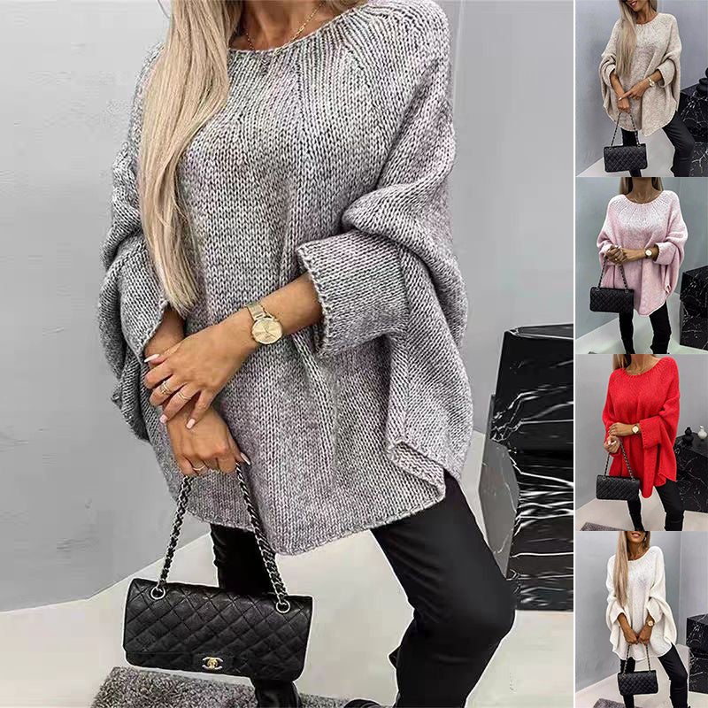 Mathilde | Pull Oversize en Maille pour un Hiver Chic et Élégance Décontractée