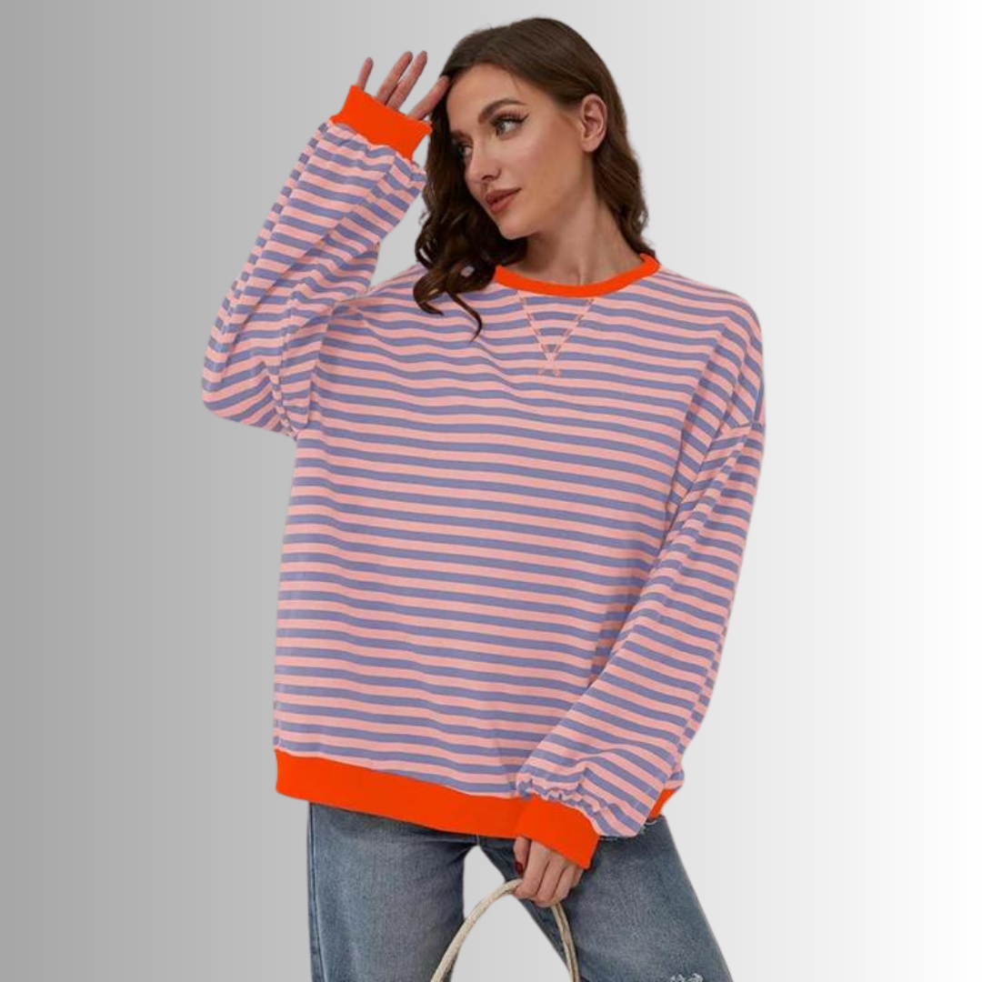 ZOE | Sweat oversize à rayures