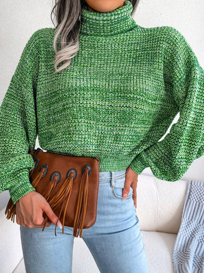 Pull Col Roulé Femme