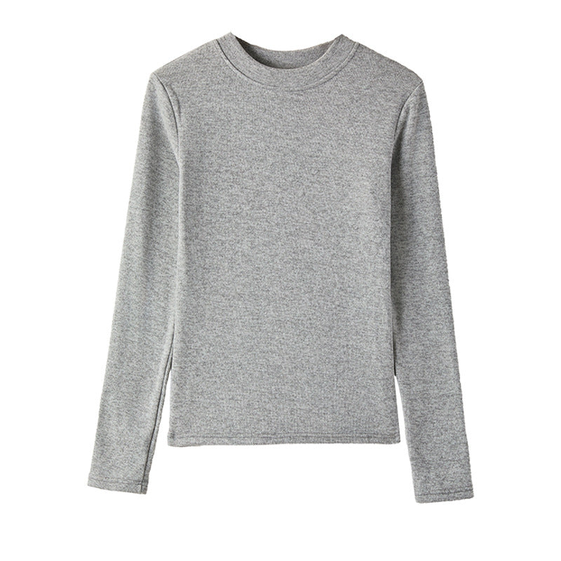 T-shirt à épaules dénudées automne-hiver, aspect haut de gamme