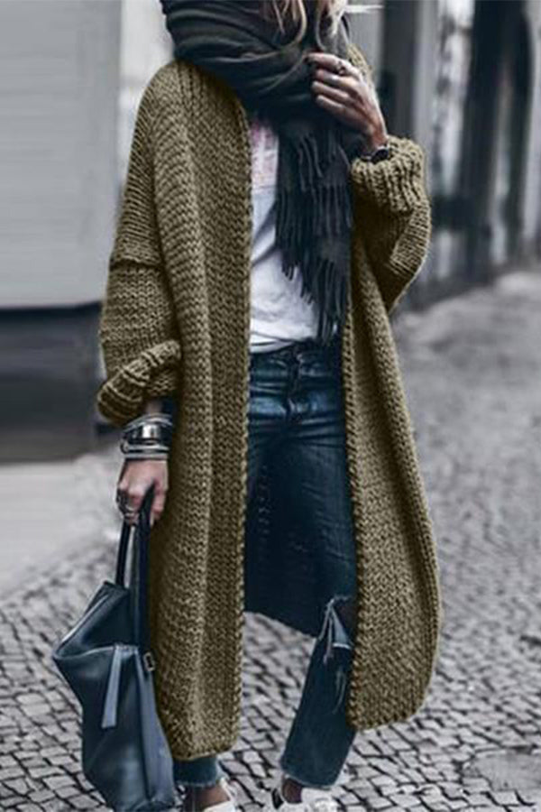 Thérèse | Cardigan à manches longues en maille