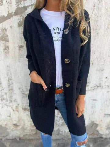 Cardigan mi-long pour femme