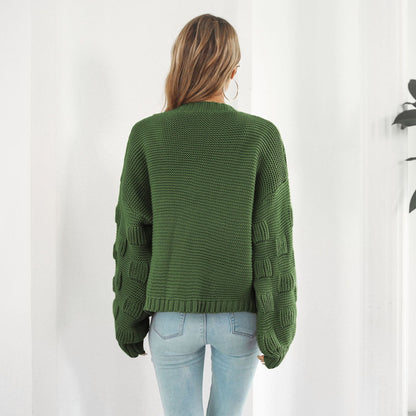 Cardigan à manches  tricoté