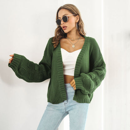 Cardigan à manches  tricoté