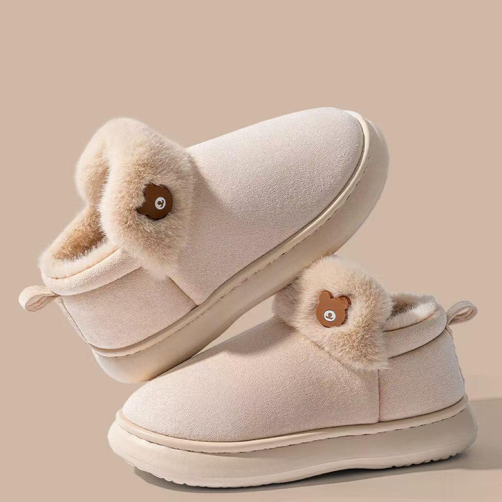 Chaussons d’hiver ultra-douillets à intérieur fourré