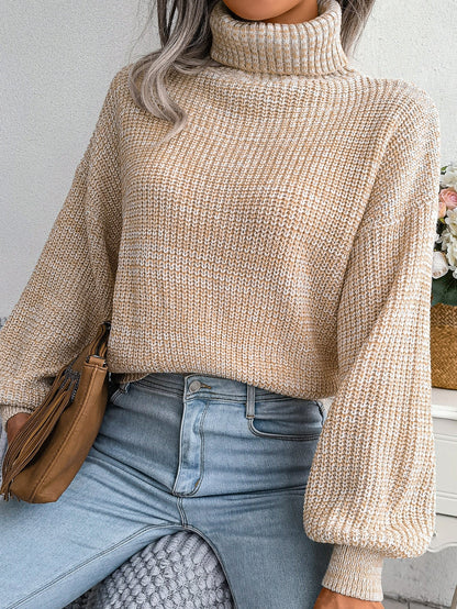 Pull Col Roulé Femme