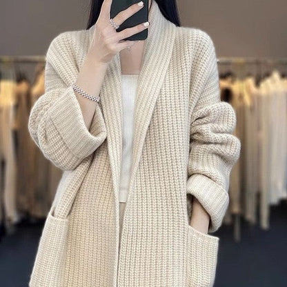 Manteau Long Décontracté et Élégant