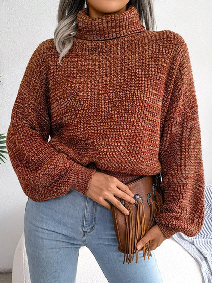 Pull Col Roulé Femme
