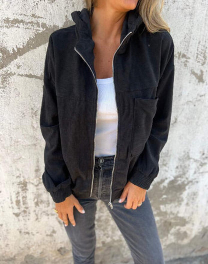 Veste en Jean Iconique à Coupe Moderne