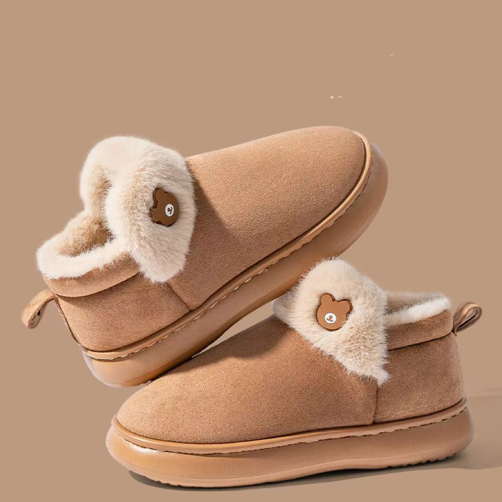 Chaussons d’hiver ultra-douillets à intérieur fourré