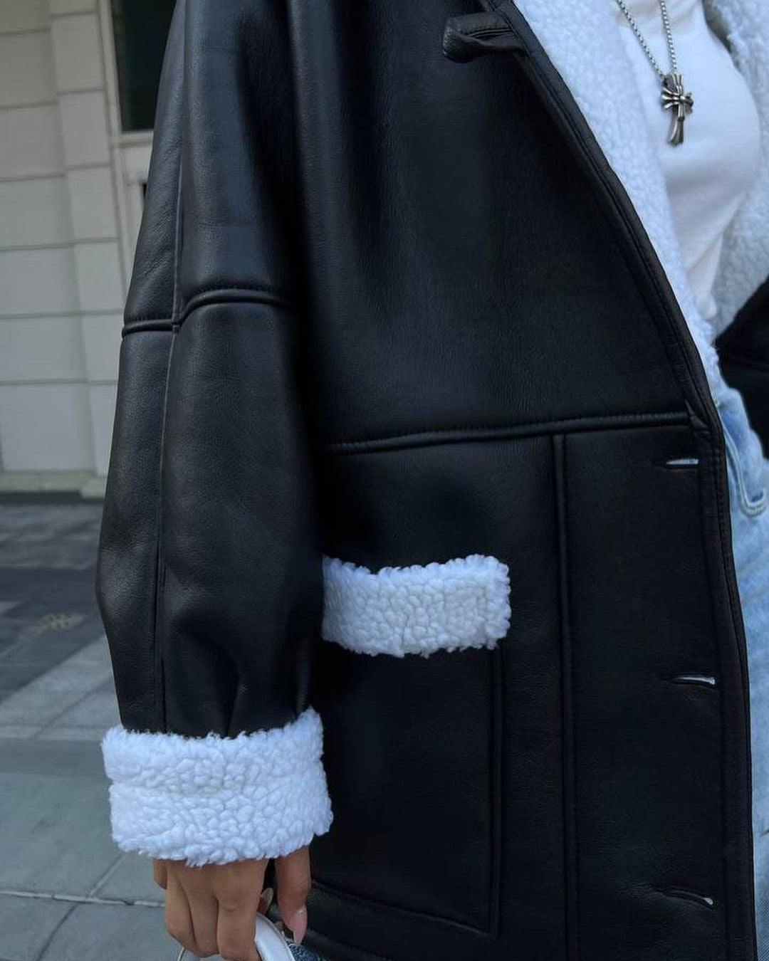 Veste Cuir Femme