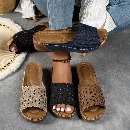 Lawra™ | Sandales femme à petit talon : confort chic et maintien optimal