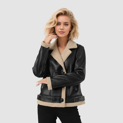 Manteau Cuir Hiver