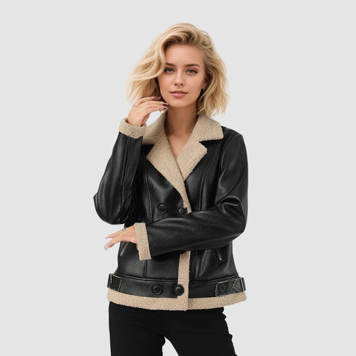 Manteau Cuir Hiver