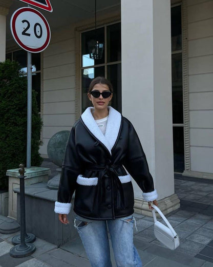 Veste Cuir Femme