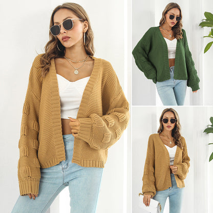 Cardigan à manches  tricoté