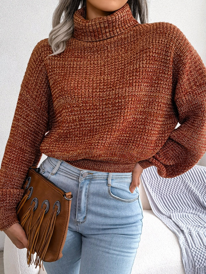 Pull Col Roulé Femme