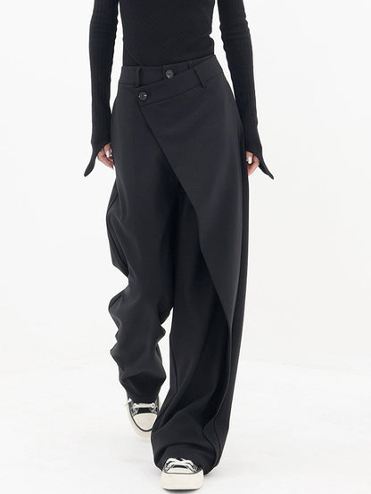Angeline | Pantalon Baggy Asymétrique