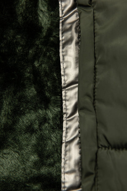 CHRISTINE | Manteau chaud en fausse fourrure