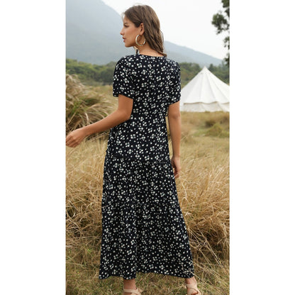 Robe Bohème Noir vintage