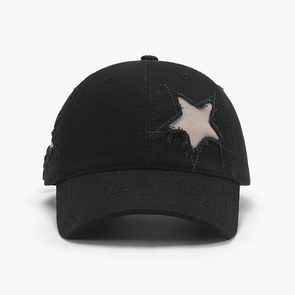Casquette Coton Brodé - motif Etoile.