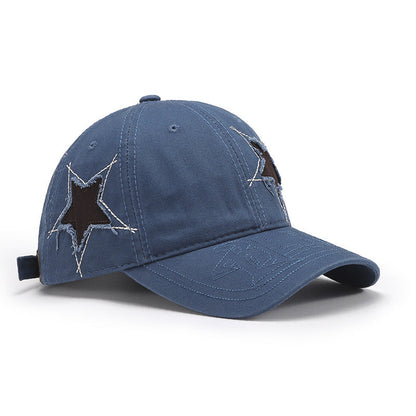 Casquette Coton Brodé - motif Etoile.