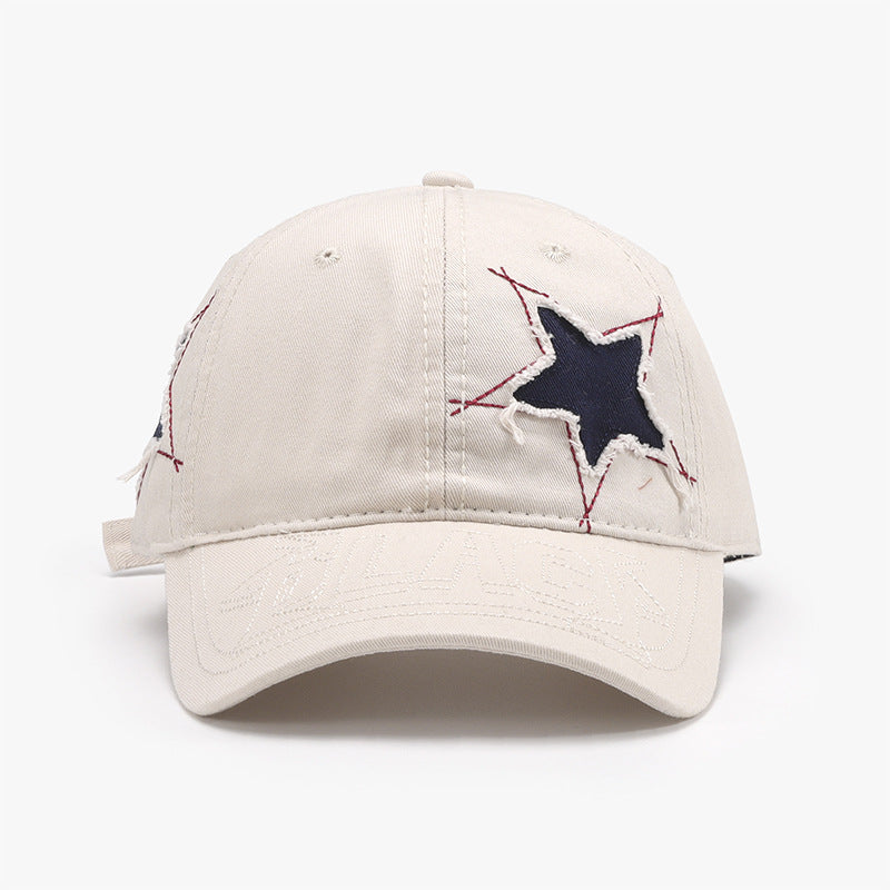 Casquette Coton Brodé - motif Etoile.