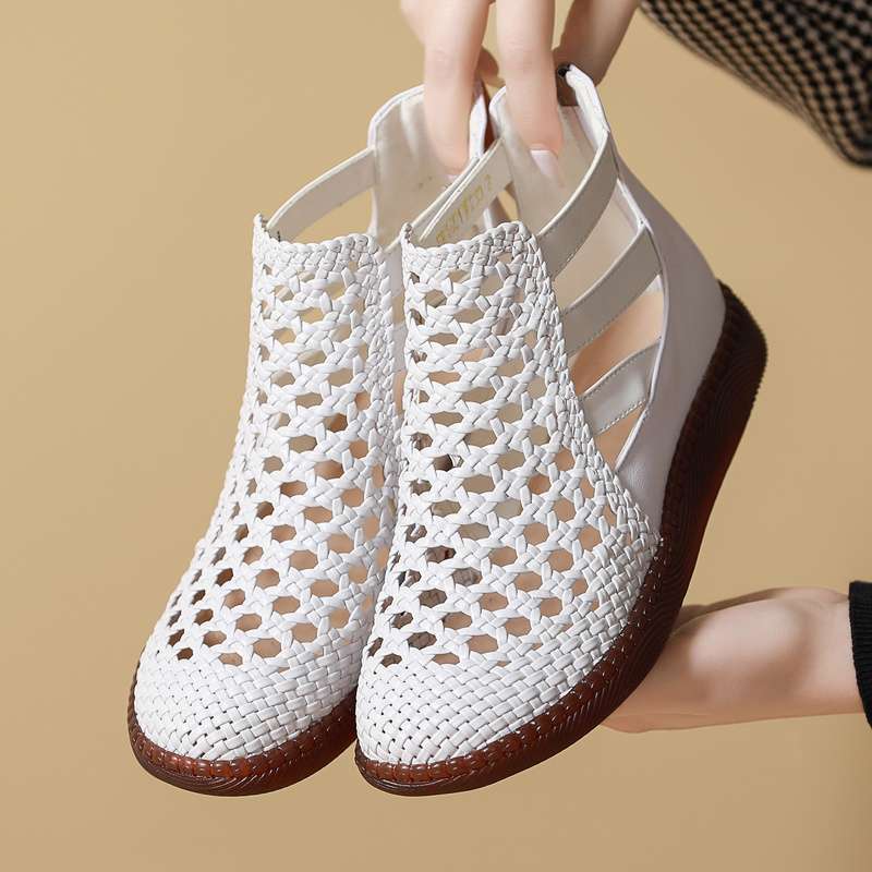 Lusitta™ | Bottes Sandales femme en cuir véritable