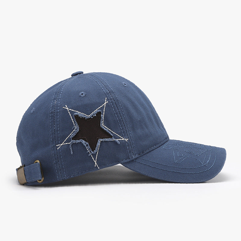 Casquette Coton Brodé - motif Etoile.