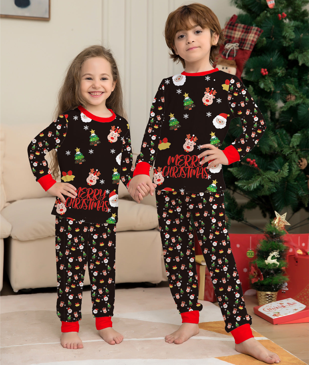 Noël | Pyjamas Assortis Famille pour des Moments Confortables et Magiques