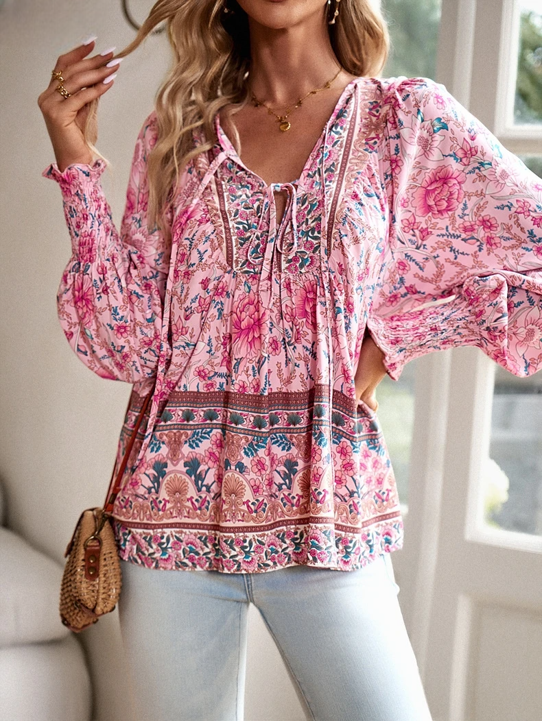 Blouse Femme Bohème Champêtre