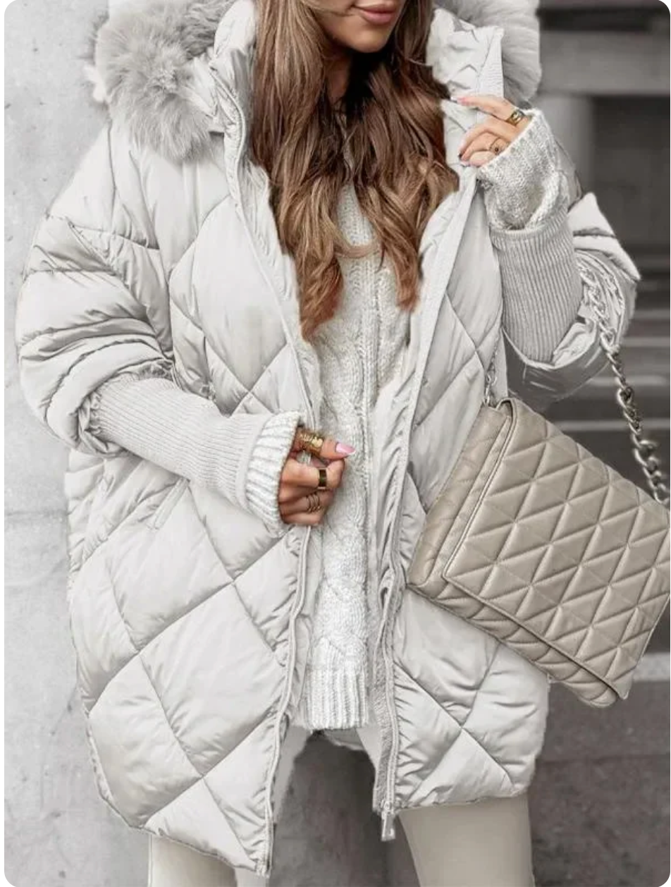 Manteau Matelassé Oversize Chic