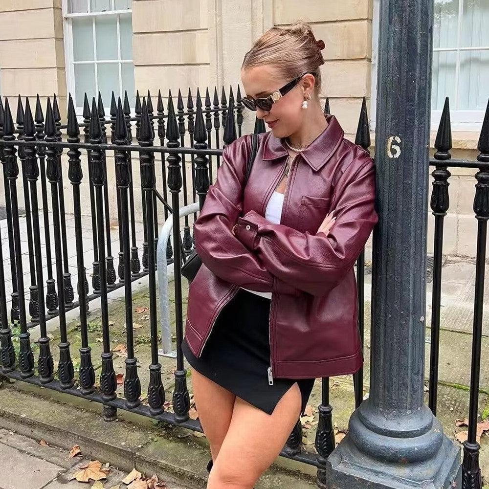 Veste Cuir Rebelle