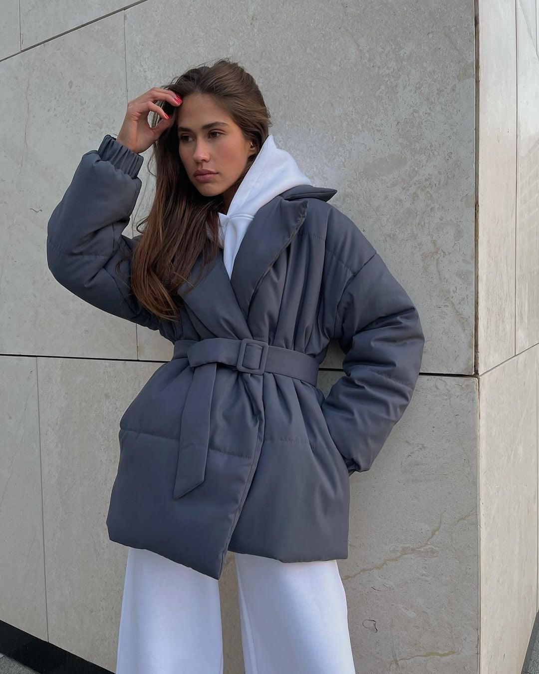Manteau Coton Slim
