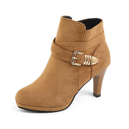 Bottines femme à talon fin grande taille – Élégance, maintien et confort